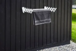 Tørrestativ til væg hvid 60 x 45 x 13 cm