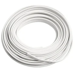 Tvillingledning hvid 2 x 0,75 mm² 10 meter - Elworks
