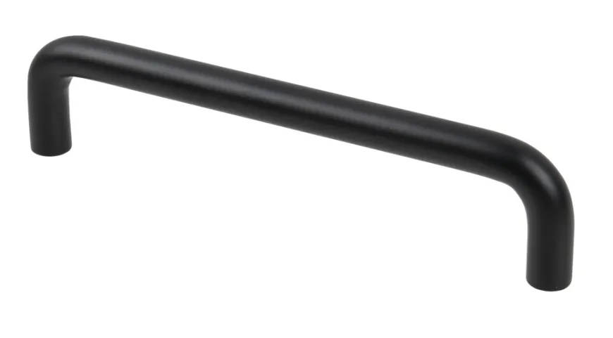 U-bøjlegreb 96 mm sort 2 stk.