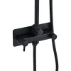 Udebruser sort kold/varm Ø20 cm