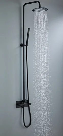 Udebruser sort kold/varm Ø20 cm