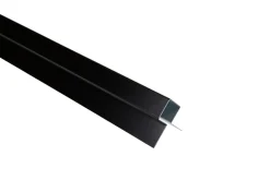 Udvendig hjørneprofil sort 25 x 25 mm