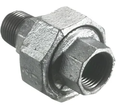 Union galvaniseret 1/2" - muffe/nippel