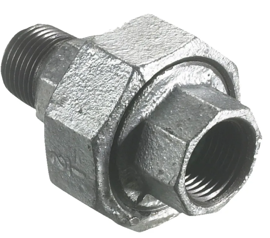 Union galvaniseret 1/2" - muffe/nippel