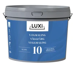 Vægmaling 10 hvid 9 liter - LUXI®