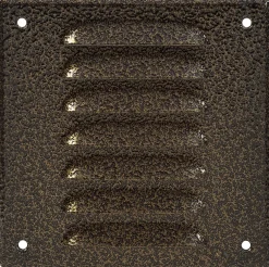 Vægrist med net 170 x 170 mm – antik metal