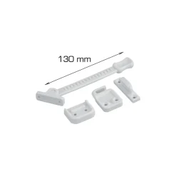 Vinduesholder 130 mm hvid plast