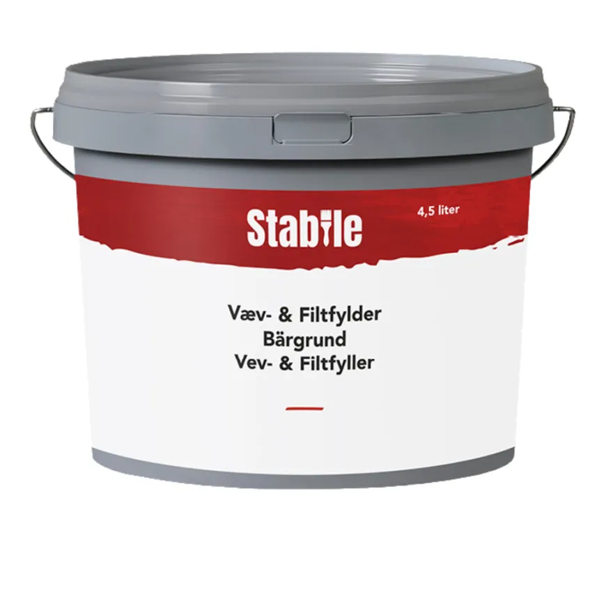 Væv- & filtfylder hvid 4,5 liter - Stabile®