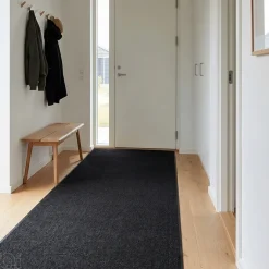 Wash&Clean smudsmåtte sort 90 x 250 cm